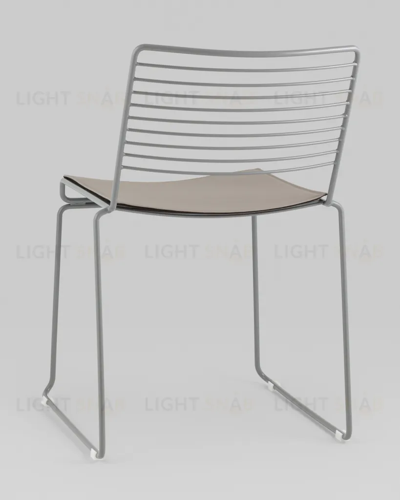 Стул обеденный Danny серый с подушкой УТ000038985