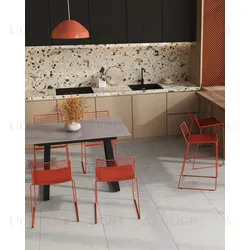 Стул обеденный Danny бордовый с подушкой УТ000038987