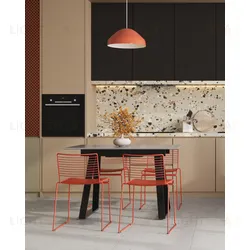 Стул обеденный Danny бордовый с подушкой УТ000038987