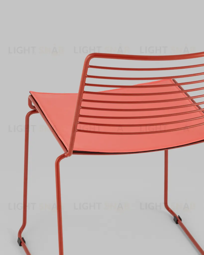 Стул обеденный Danny бордовый с подушкой УТ000038987