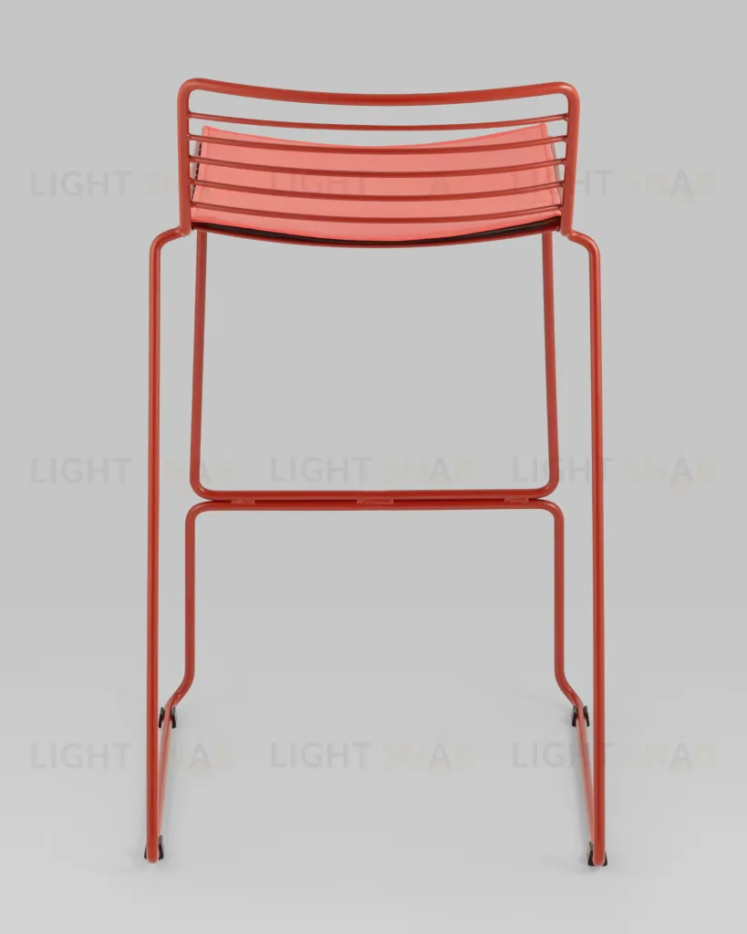 Стул полубарный Danny бордовый с подушкой УТ000038990