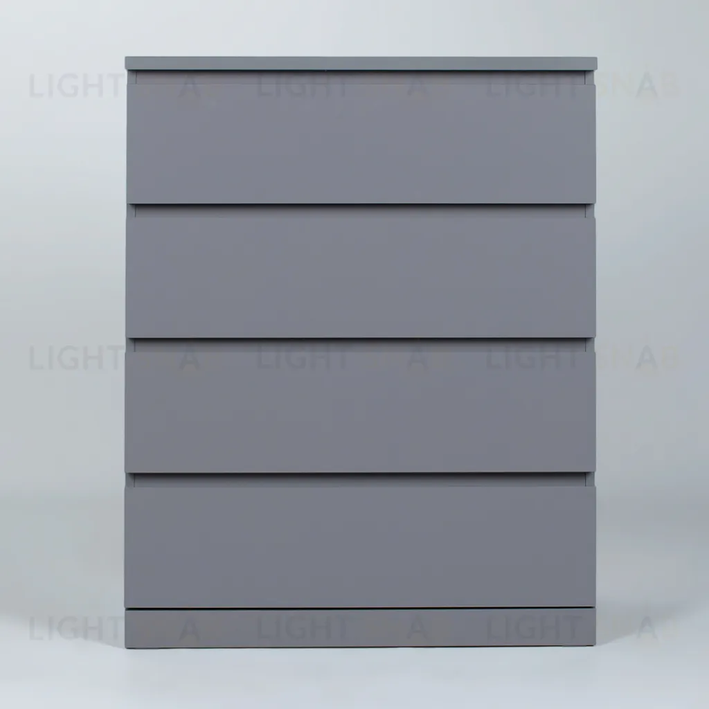 S01064 Варма 4 комод 80х100х40, серый S01064