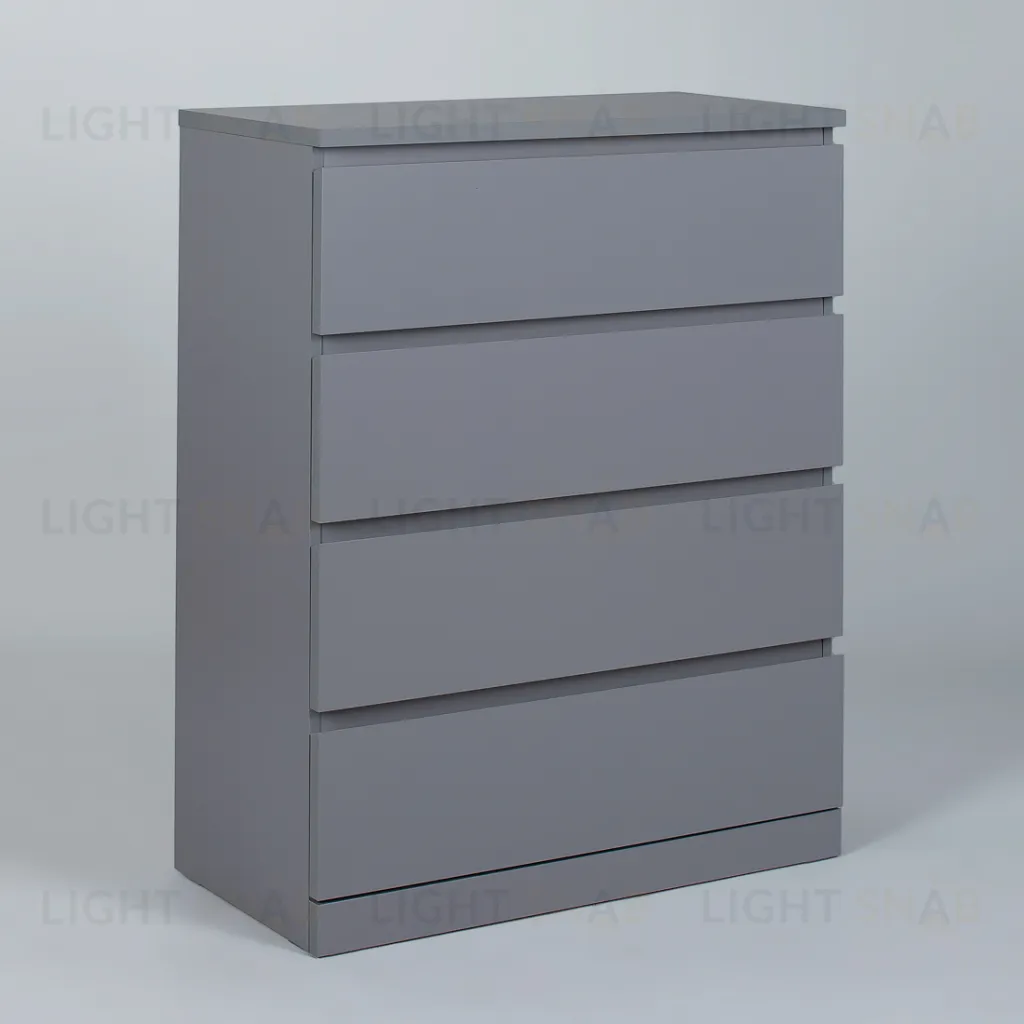 S01064 Варма 4 комод 80х100х40, серый S01064