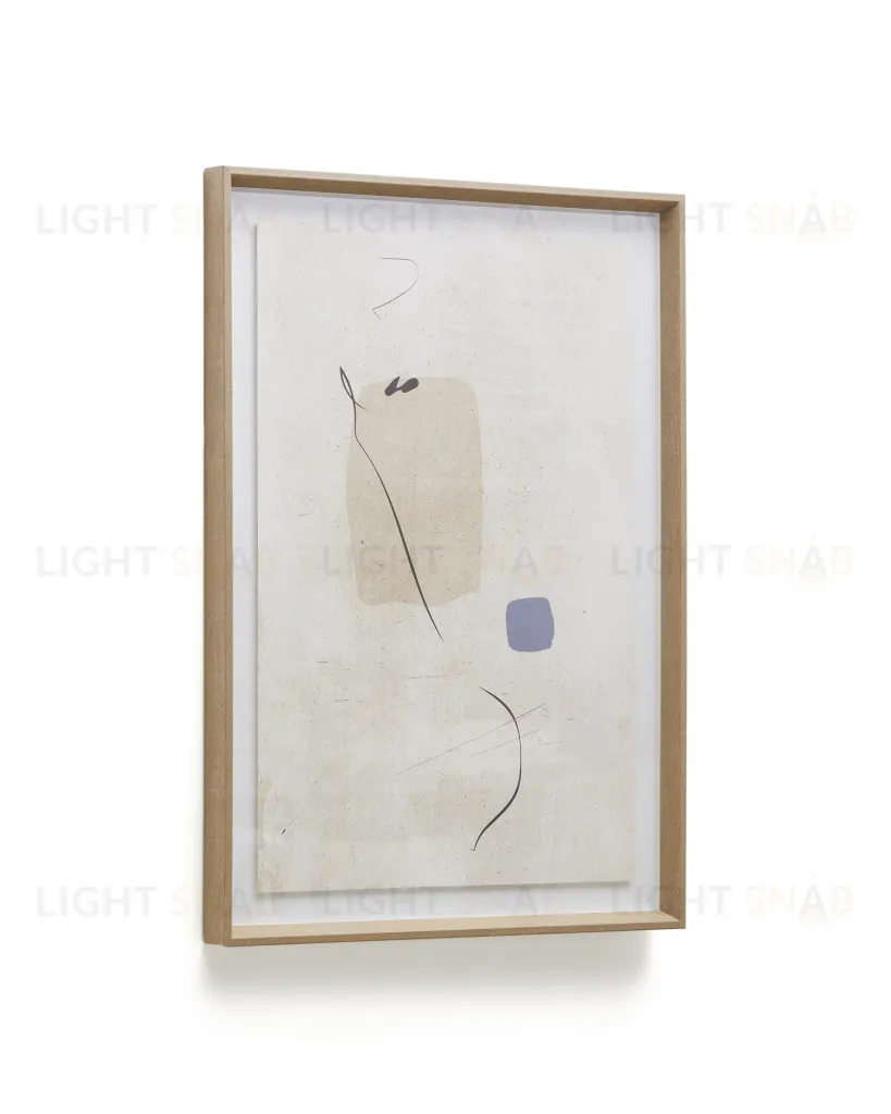 Sormi Картина абстрактная бежевая 50 х 70 см 190031