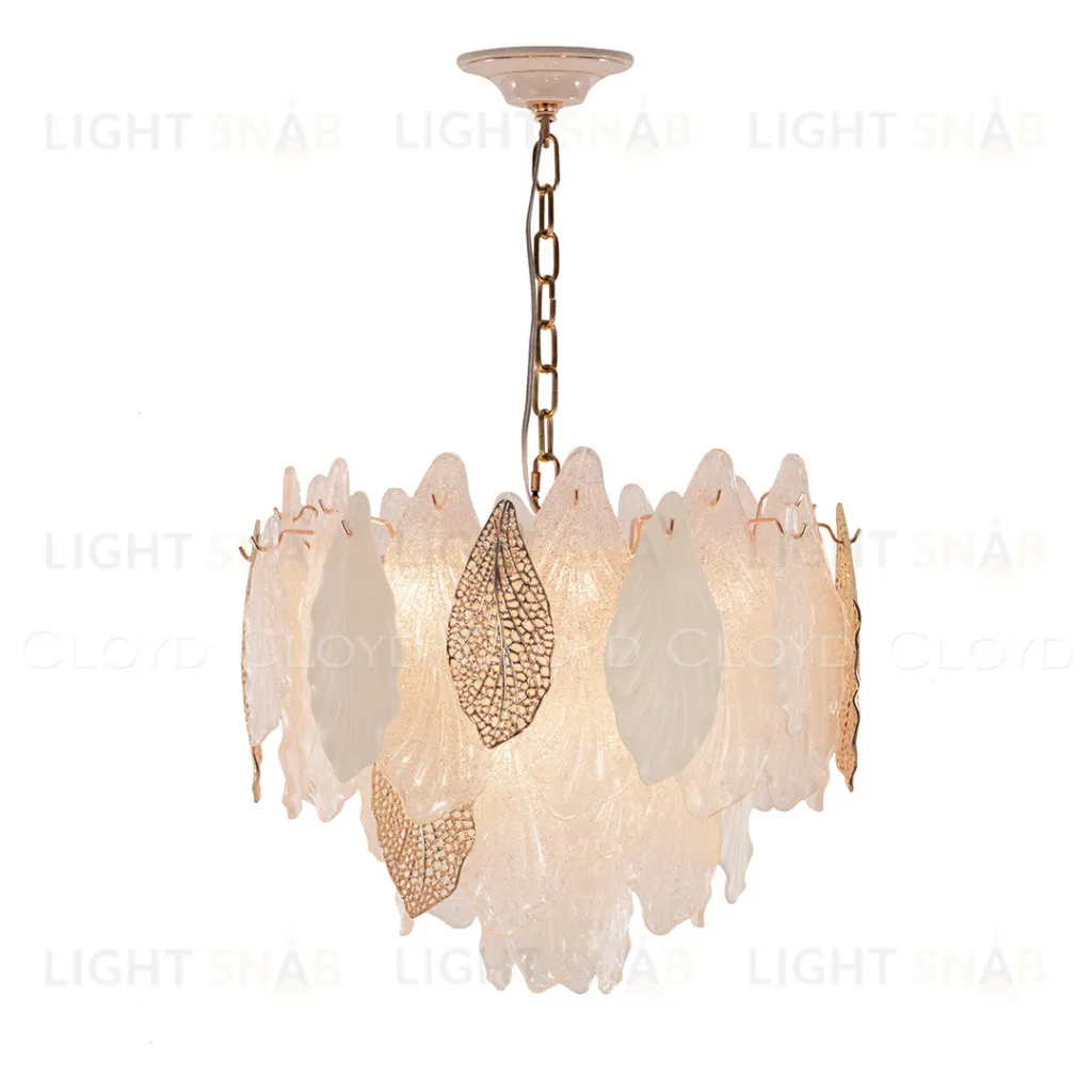  Люстра Cloyd SENEGAL-A C8 / Ø49 см - с золотыми листьями - золото (арт.11177)  11177