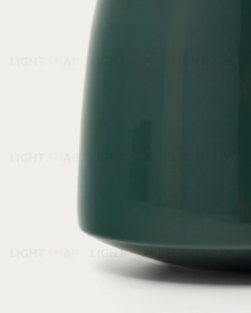 Зеленая керамическая ваза Sibla, 16 см 191632