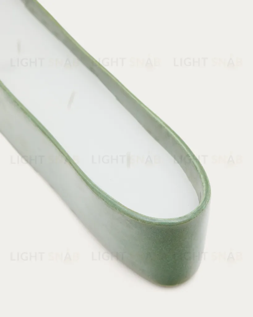 Sapira Свеча керамическая зеленая 6 x 34,5 см 191570