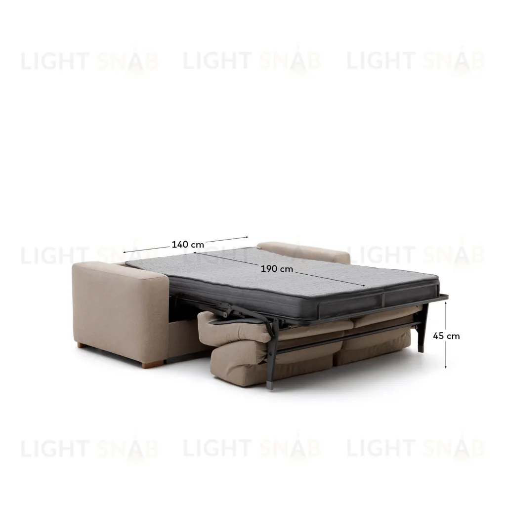 Anley 3-местный диван-кровать бежевого цвета 204 см 172556