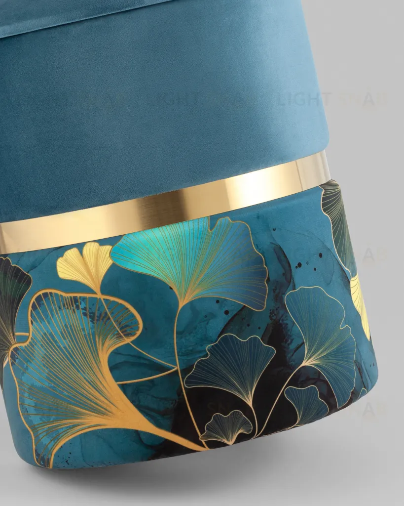 Пуф Кэрри с ящиком велюр Gingko УТ000037323