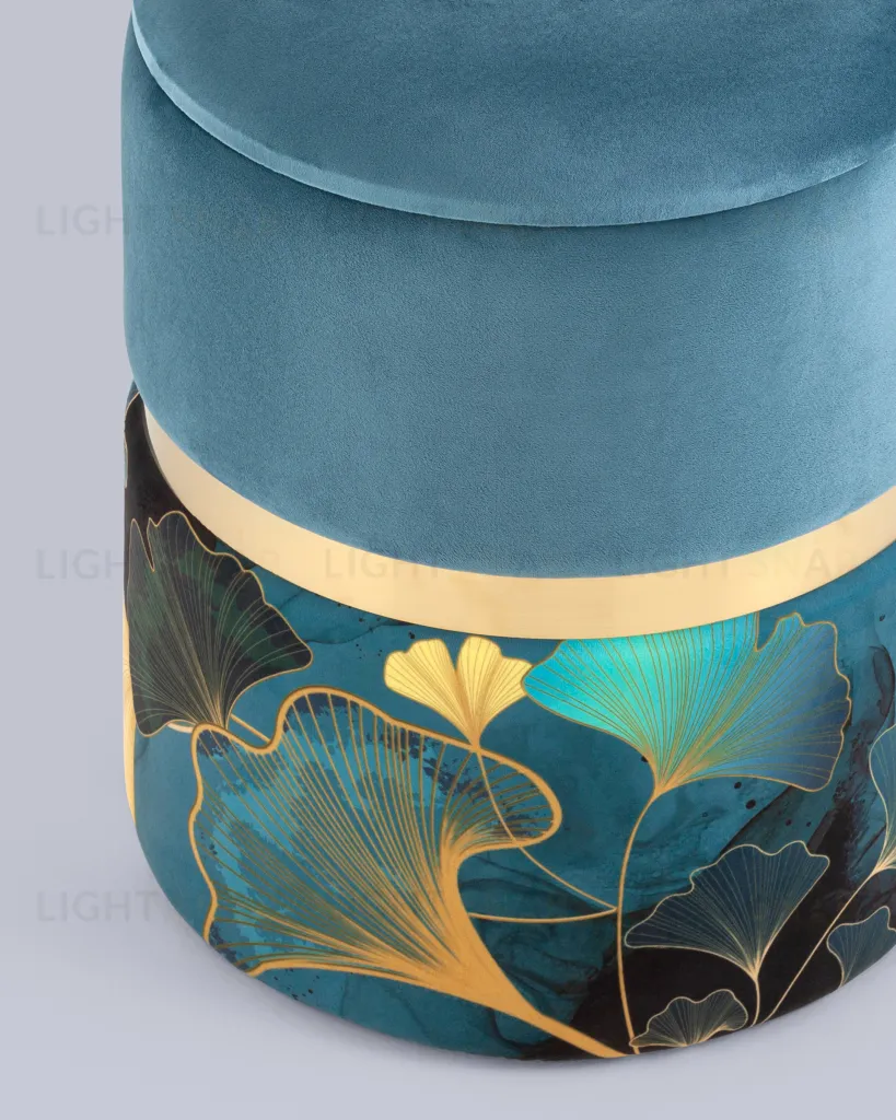 Пуф Кэрри с ящиком велюр Gingko УТ000037323