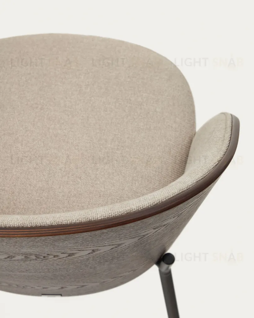 Стул Eamy светло-коричневый из шпона ясеня с отделкой венге 150949