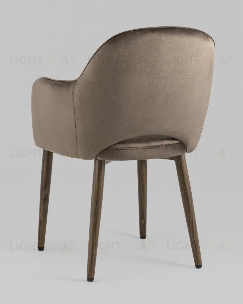 Стул Венера диамант велюр коричневый УТ000037248