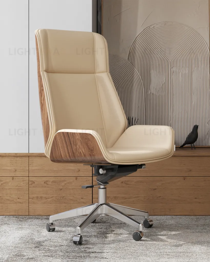 Кресло руководителя TopChairs Crown SN бежевый УТ000038529