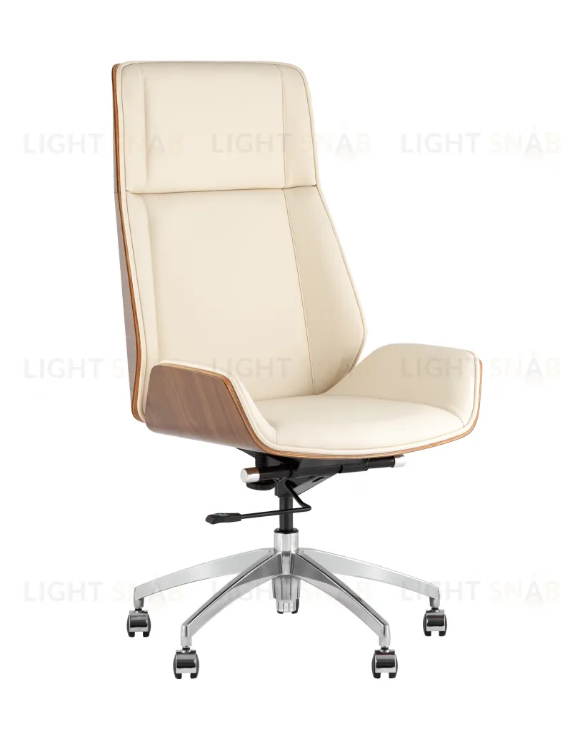 Кресло руководителя TopChairs Crown SN бежевый УТ000038529