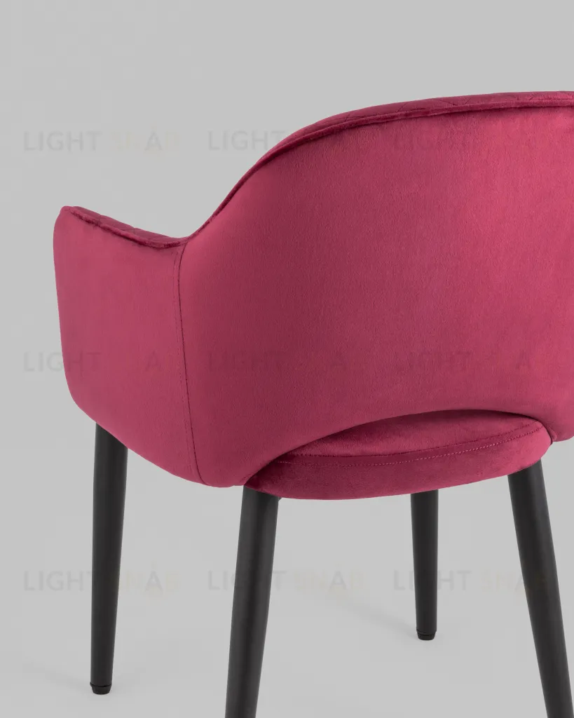 Стул Венера диамант велюр бордовый УТ000038255
