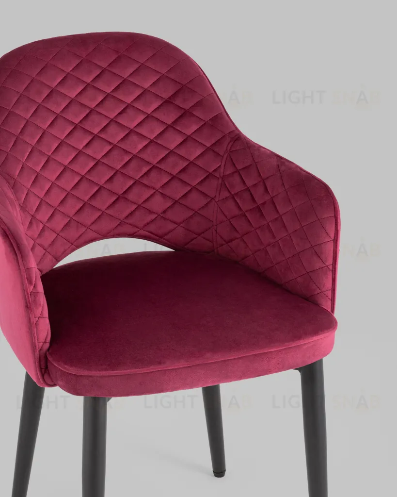 Стул Венера диамант велюр бордовый УТ000038255