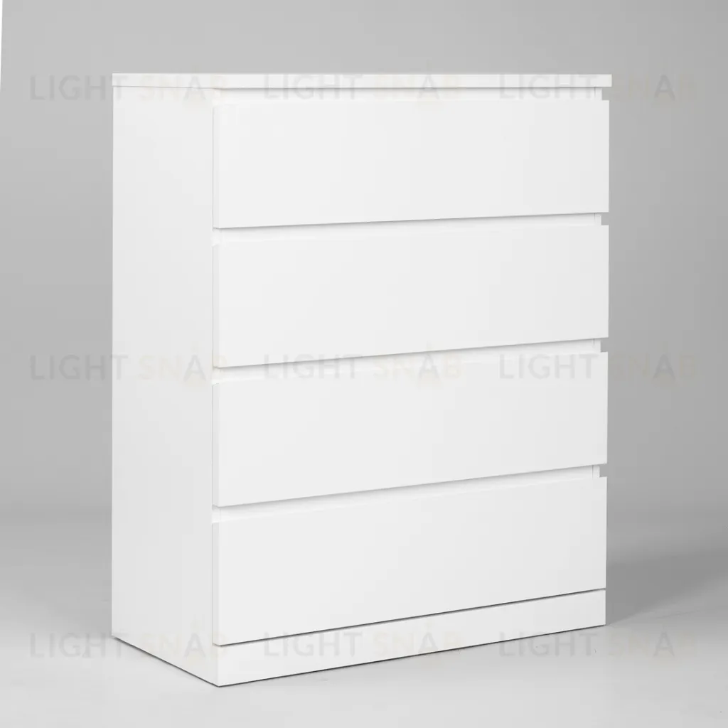 Комод Варма 4 с четырьмя выдвижными ящиками, цвет белый S00234