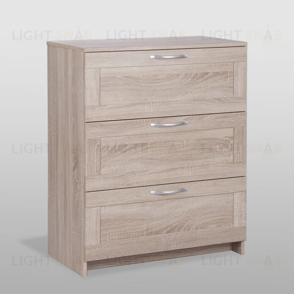 Комод СИРИУС с тремя ящиками, цвет Дуб Сонома 2.02.02.050.3