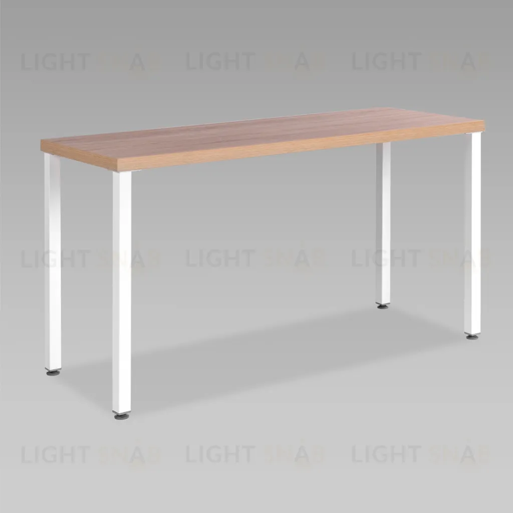 Стол письменный Ингар 2/ТТ 140x75x55, дуб беленый/белый S00913