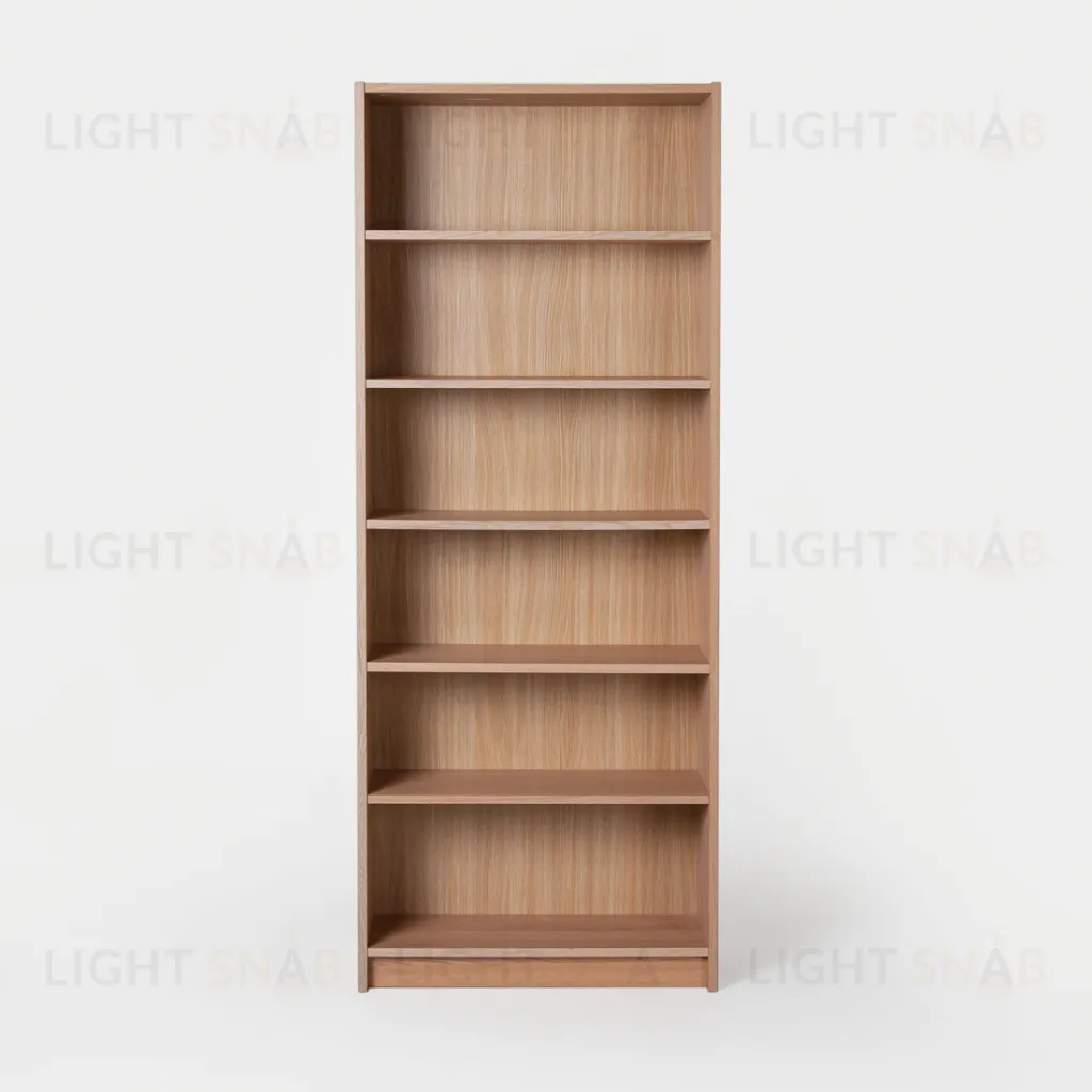 Стеллаж Варма 80, высокий с шестью полками, цвет дуб белёный S00371