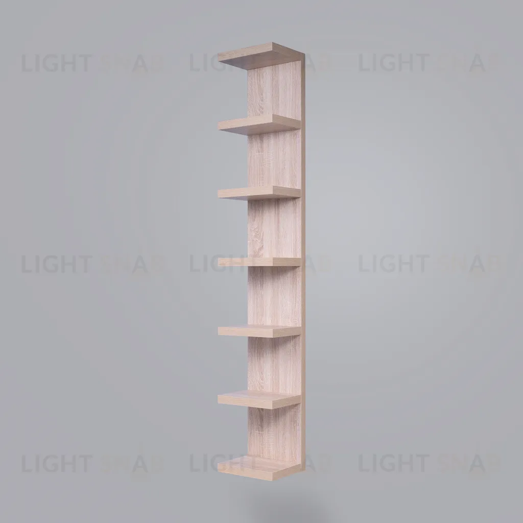 Полка настенная Фора 190Е, цвет дуб беленый S00784