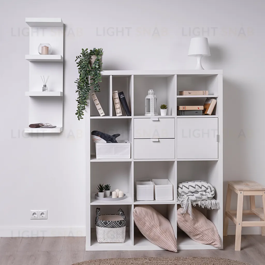 Полка настенная Фора 100Е белая S00753