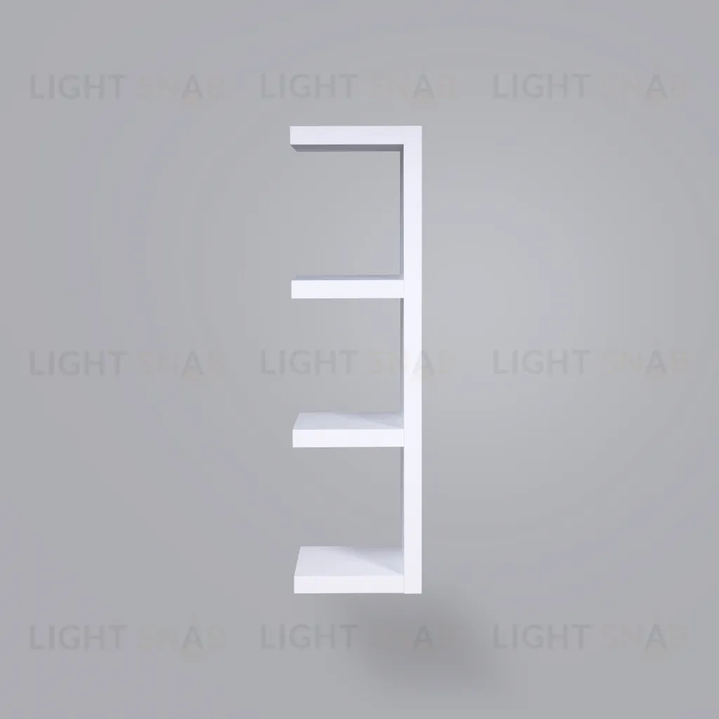 Полка настенная Фора 100Е белая S00753