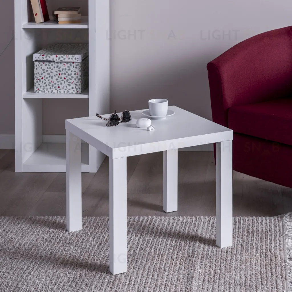 Журнальный стол Энкель 50, тамбурат, цвет белый S00111