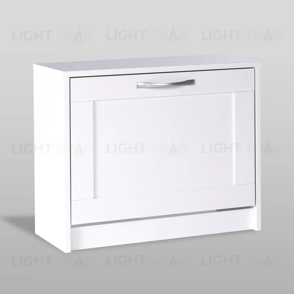 Тумба СИРИУС с откидной полкой для обуви, цвет белый 2.02.10.420.1