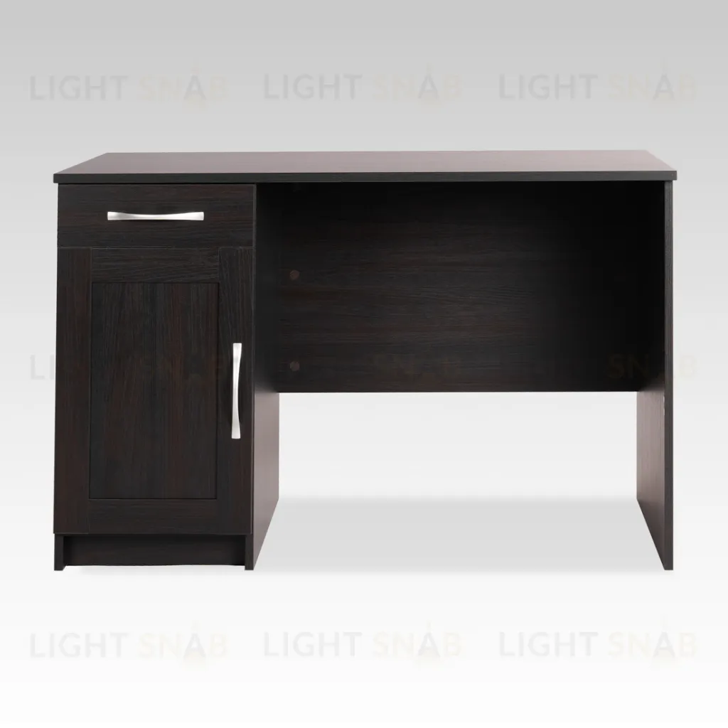 Стол КАСТОР письменный с одной тумбой и одним ящиком, цвет Дуб Венге 2.03.06.030.5