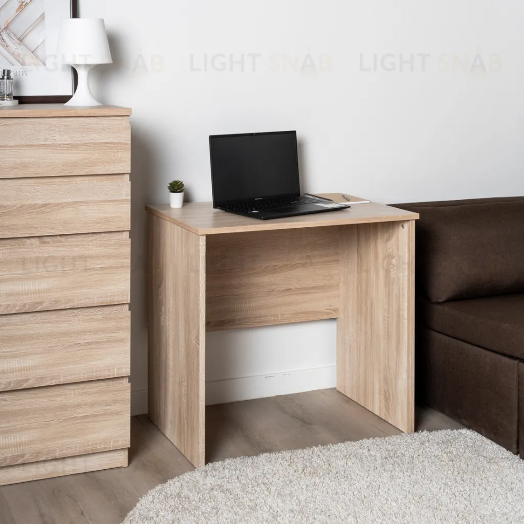 Стол КАСТОР письменный 80х50, цвет Дуб Сонома 2.03.06.010.3