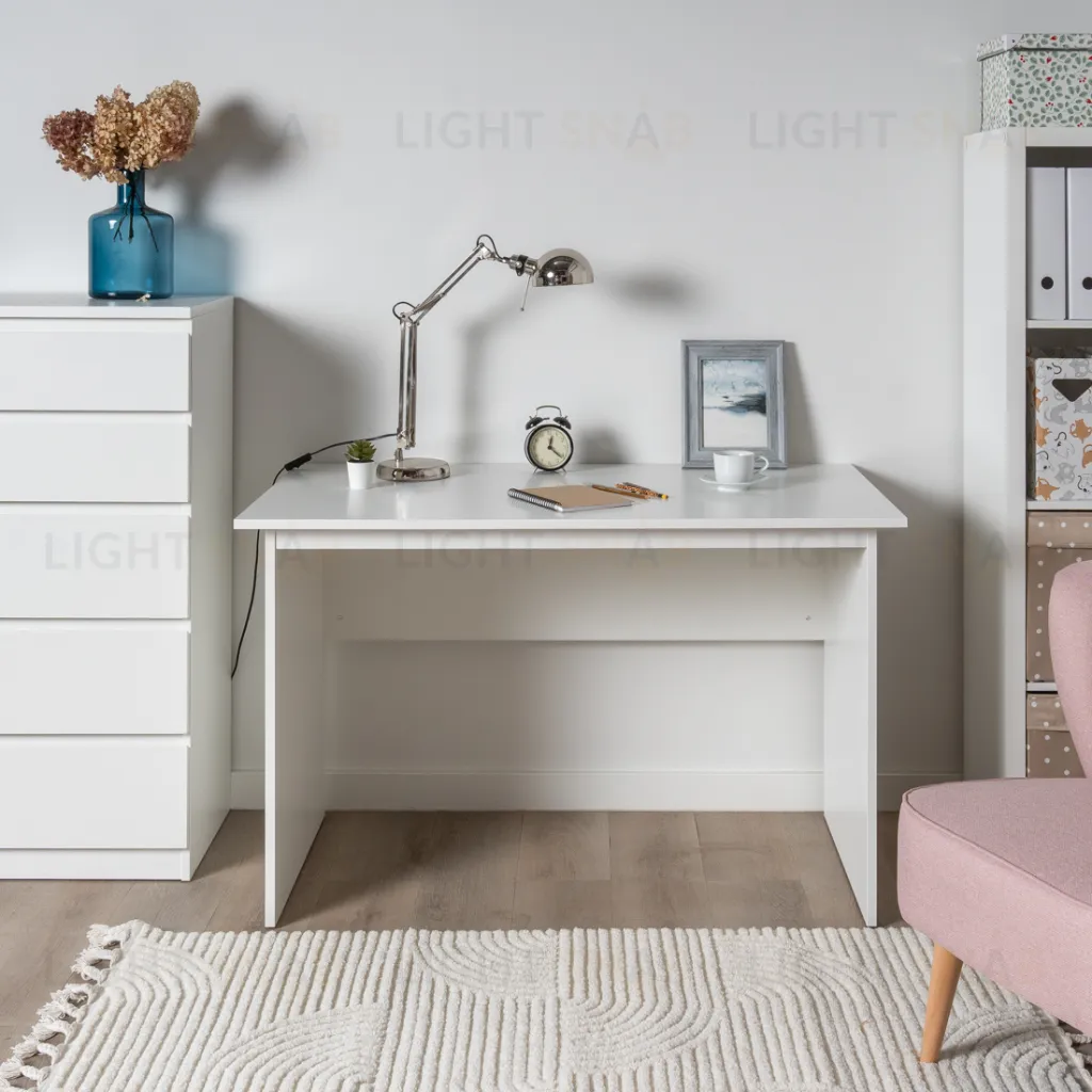 Стол КАСТОР письменный 120х65, цвет белый 2.03.06.020.1