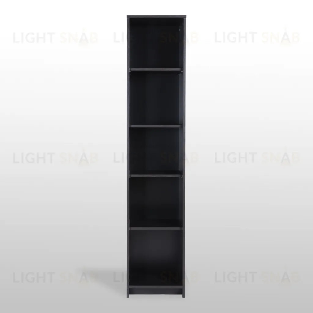 Стеллаж СИРИУС узкий, с пятью полками, цвет Дуб Венге 2.02.07.150.5