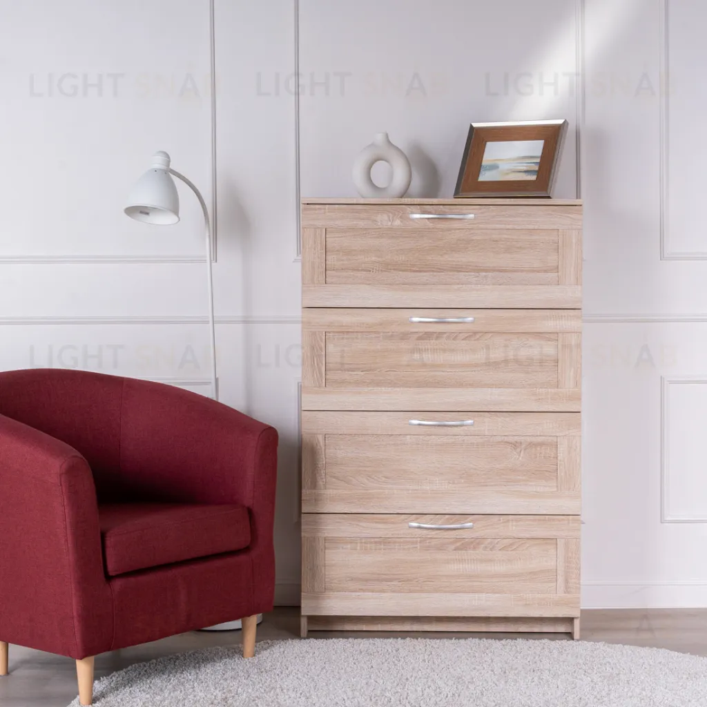 Комод СИРИУС с четырьмя ящиками, цвет Дуб Сонома 2.02.02.060.3