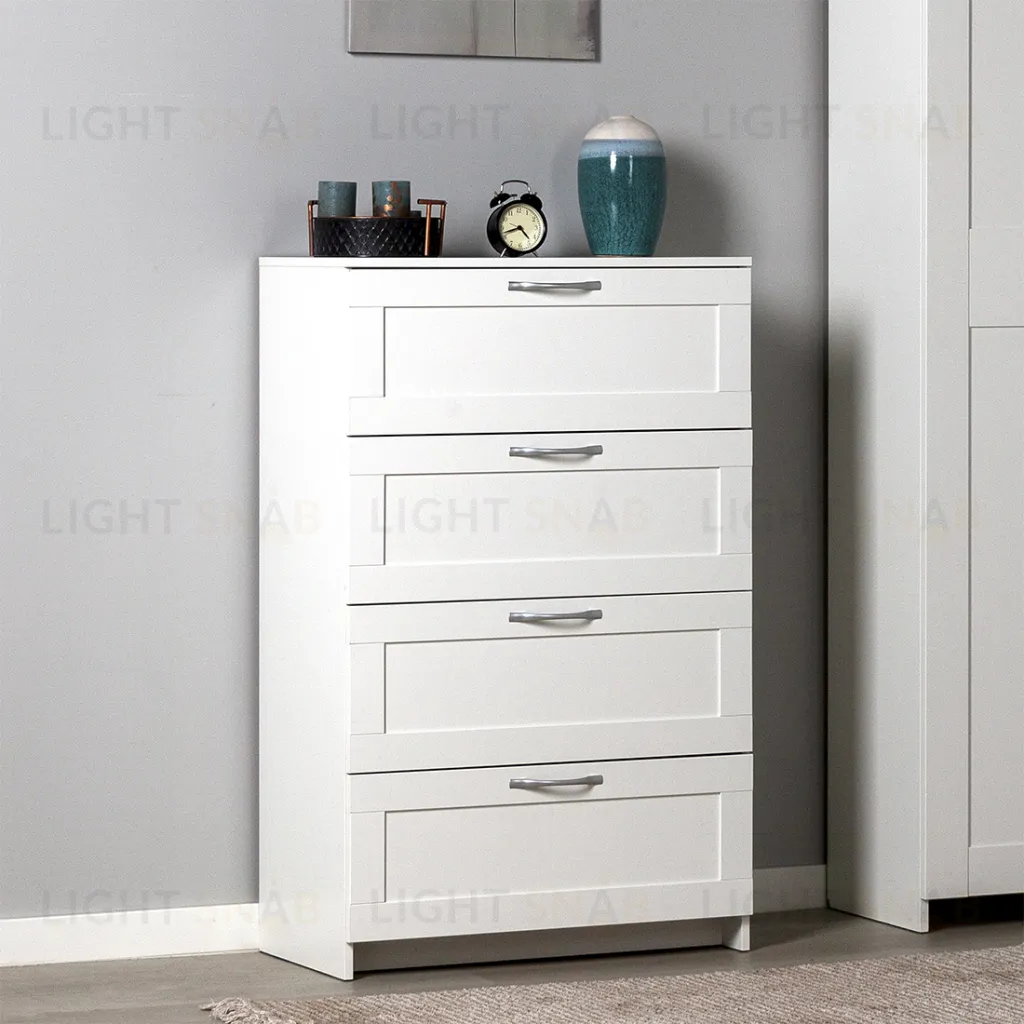 Комод СИРИУС с четырьмя ящиками, цвет белый 2.02.02.060.1