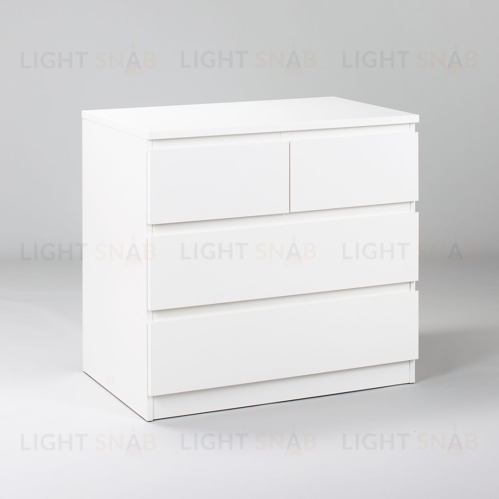 Комод МАЛЬТА с четырьмя выдвижными ящиками, цвет белый 2.05.02.050.1