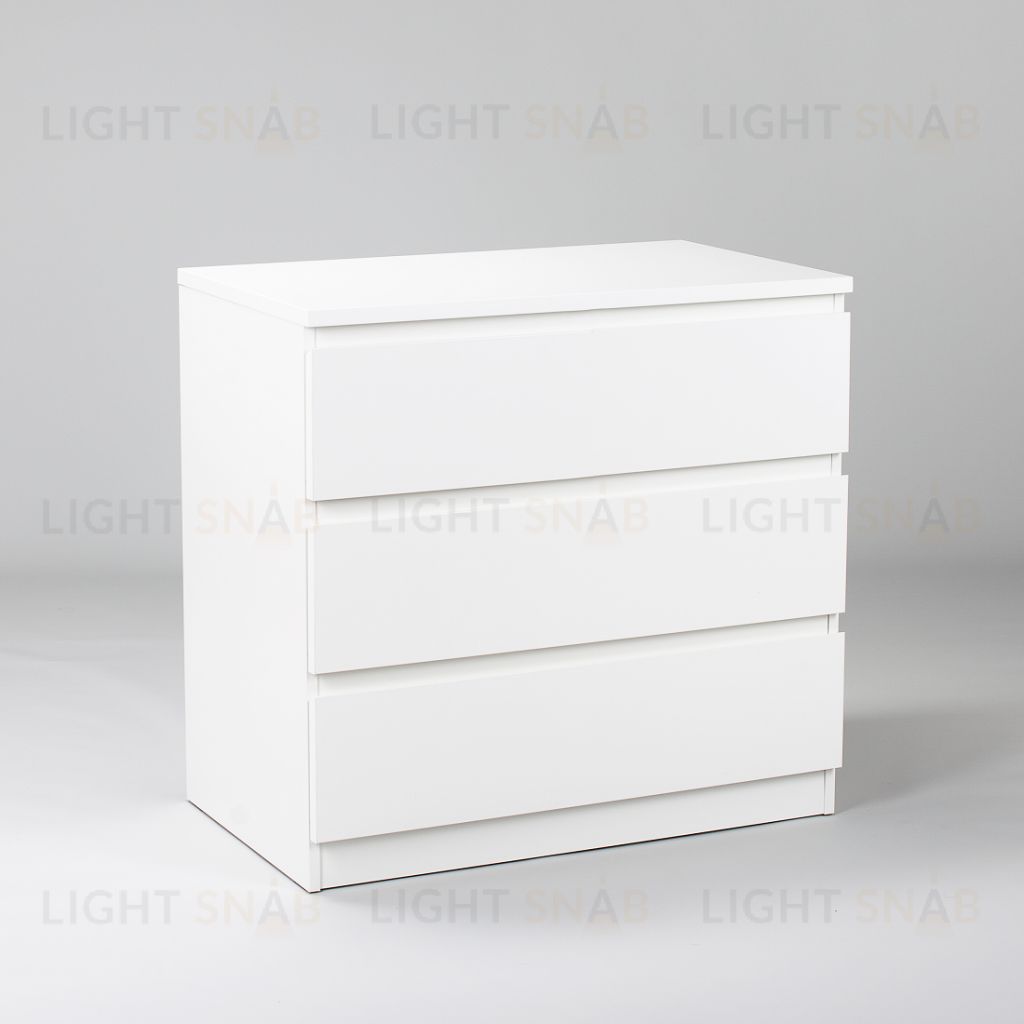 Комод МАЛЬТА с тремя выдвижными ящиками, цвет белый 2.05.02.040.1