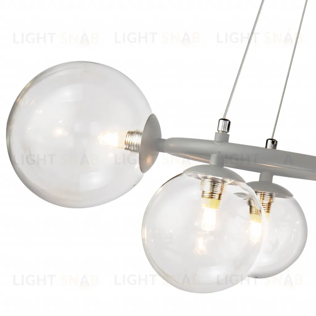 Люстра Wendt 9 grey/clear KG1202P-9 grey/clear