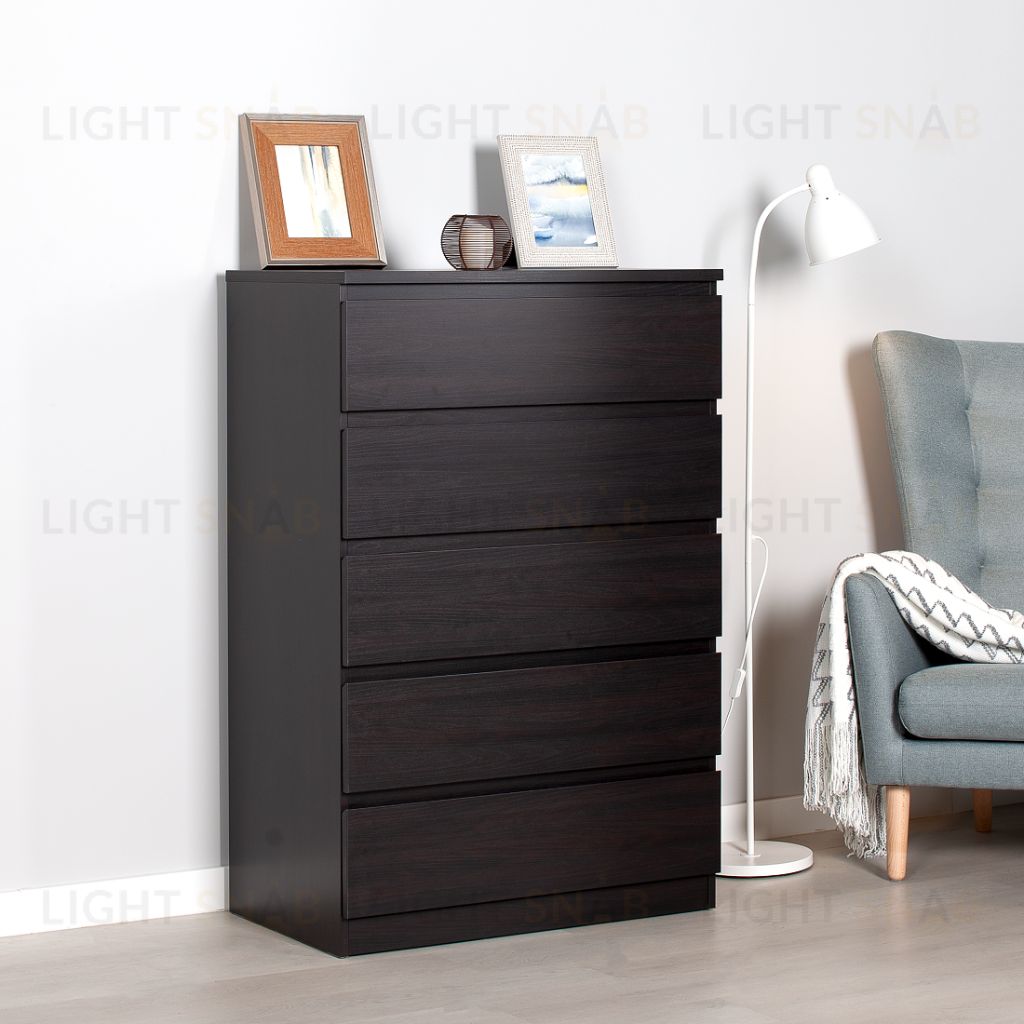 Комод МАЛЬТА высокий с пятью одинаковыми выдвижными ящиками, цвет Дуб Венге 2.05.02.090.5