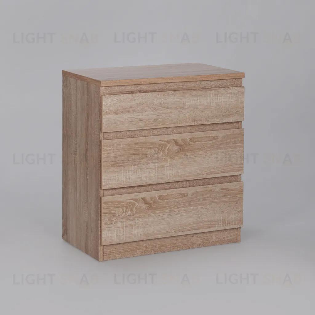 Комод КАСТОР с тремя ящиками, цвет Дуб Сонома 2.03.02.060.3