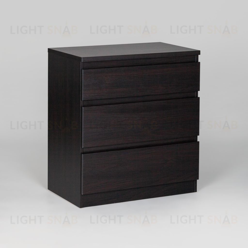 Комод КАСТОР с тремя ящиками, цвет Дуб Венге 2.03.02.060.5