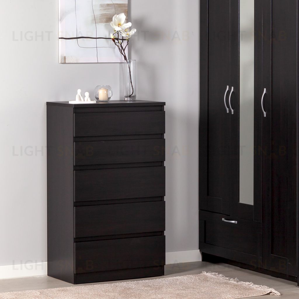 Комод КАСТОР с пятью ящиками, цвет Дуб Венге 2.03.02.070.5