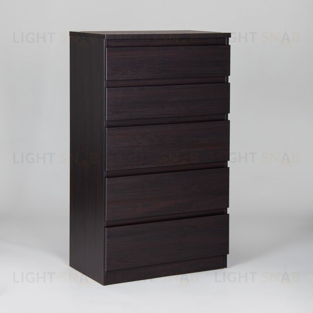 Комод КАСТОР с пятью ящиками, цвет Дуб Венге 2.03.02.070.5