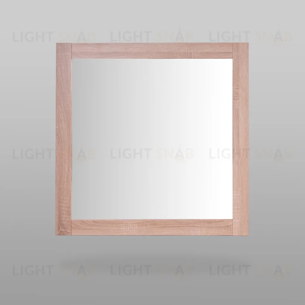 Зеркало СИРИУС квадратное настенное, цвет Дуб Сонома 2.02.12.280.3