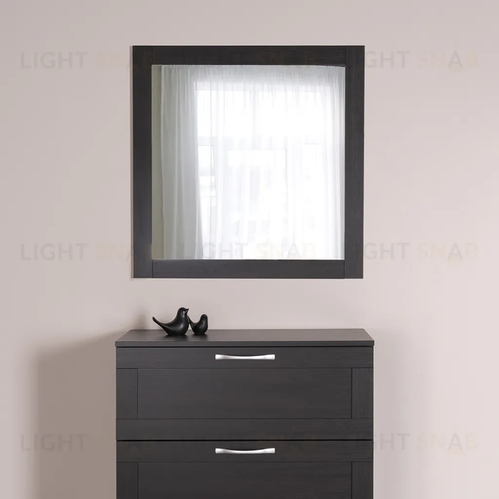 Зеркало СИРИУС квадратное настенное, цвет Дуб Венге 2.02.12.280.5