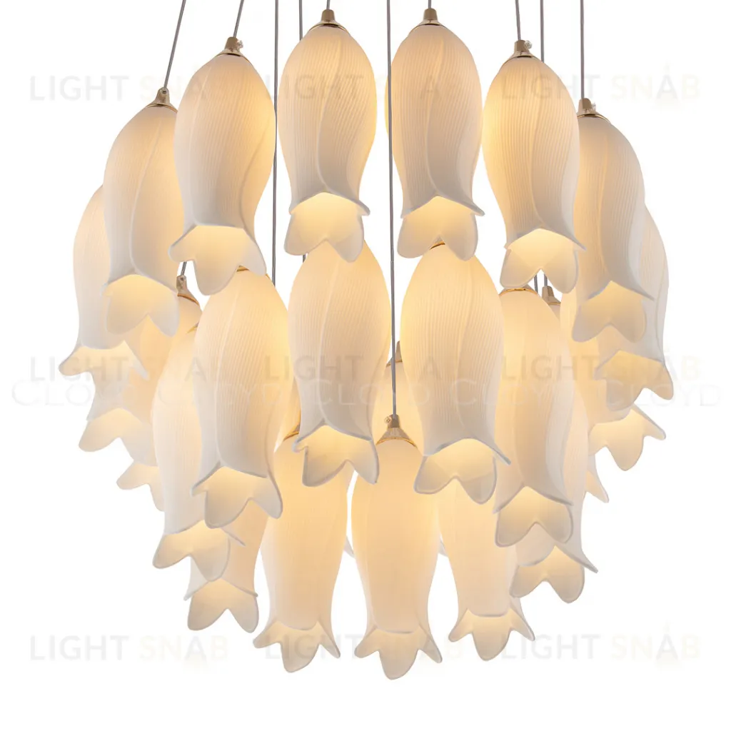  Люстра Cloyd ARGANA C26 / Ø50 см - керамика - белый (арт.10806)  10806