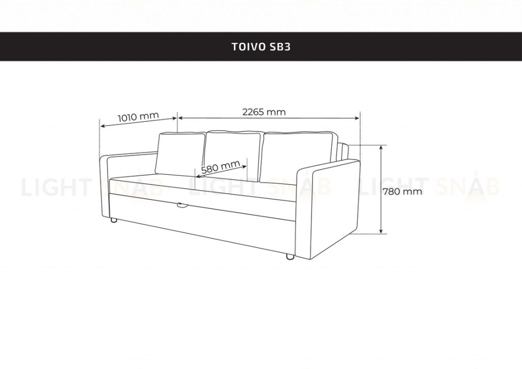 Диван-кровать Вало мятно-серый, ткань рогожка VALSB3 MA72