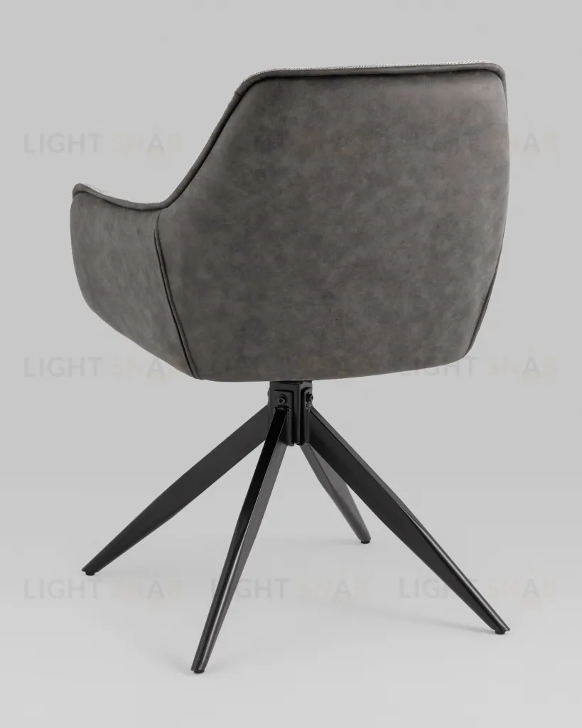 Стул обеденный Alba серый спинка экокожа УТ000037119