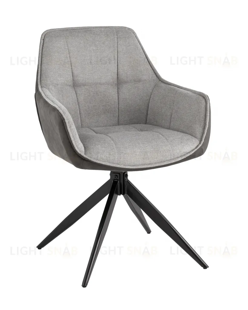 Стул обеденный Alba серый спинка экокожа УТ000037119