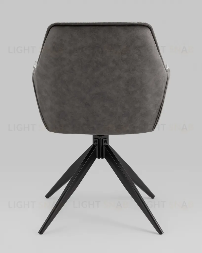 Стул обеденный Alba серый спинка экокожа УТ000037119